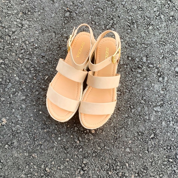 Taupe Strappy Open Toe Bryce espadrille sandal - Picture 8 of 8